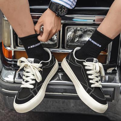 Mode 2025 Herren Canvas Flache Schuhe Lässig Vulkanisiert Atmungsaktiv Dicksohlig Jugend Cricket Student Trend Brett Komfort Skateboard Schuh