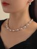 Necklace Jewellery Set for Women Latest Stylish Design Fancy Pearl Choker