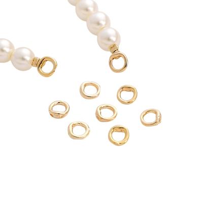 Anneaux de connexion à double trou élégants Connecteurs à double trou à usage flexible Embouts de perles d'extrémité pratiques pour accessoires de perles