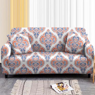 Sofa Cover For Living Room Geometric Printed Sectional Sofa Slipcover Couch Cover Elastic Spandex Furniture Protector