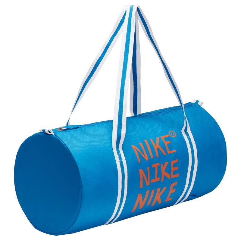 Nike Heritage Travel Bags Light Photo Blue/Light Photo Blue/Psychedelic Orange Casual DQ5735-435