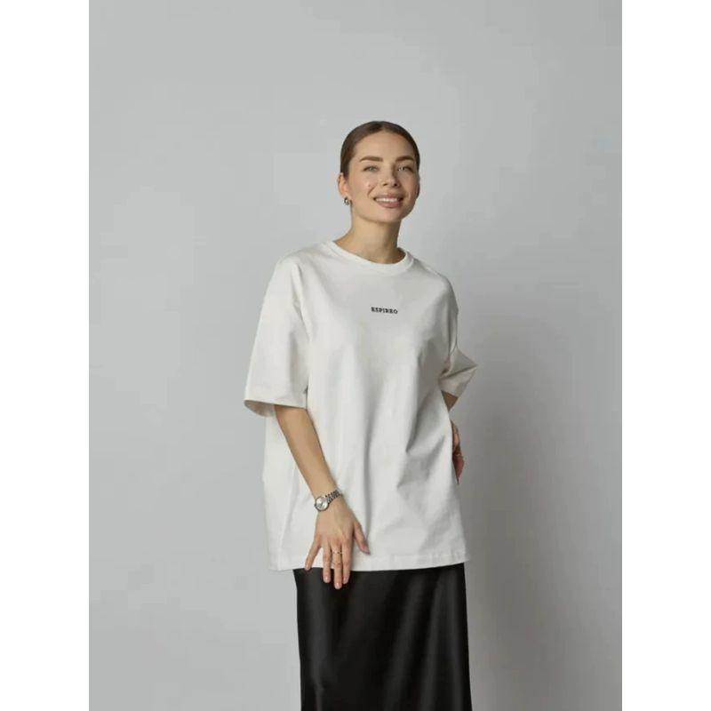 New Letter Printed T-shirt Western Style New Fashion Casual Loose Round Neck Print T-shirt