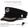 Cappello Autunnale Primaverile da Marinaio Blu Navy con Orecchie Corona di Grano Genere Neutro Donna Uomo Per Cappelli Uomo Tesa Piatta Berretti Militari da Capitano Berretti Berretto Nero Grande da Donna