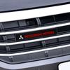 Car Decorative Light LED Front Hood Grille Emblem Badge Decor For Mitsubishi ASX I200 Outlander Pajero Eclipse Lancer
