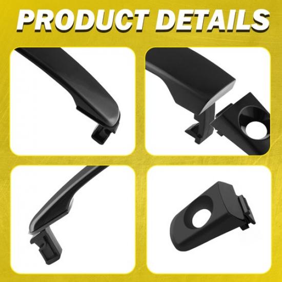 4X Exterior Door Handle Front Rear Left+Right For 2006-11 Chevy HHR 22729814 EK