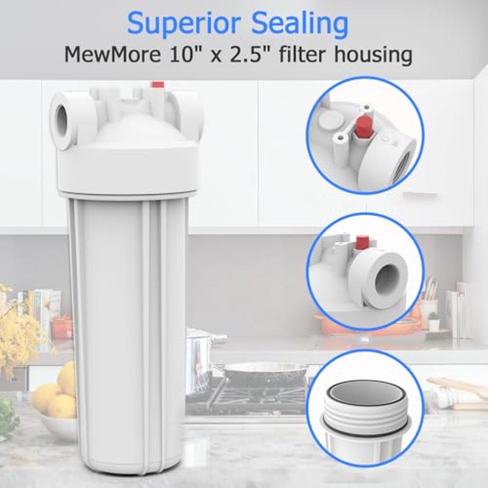 Home Improvement Water Filter Housing Superior Sealing Filter 3 4 Inch Customizable Filtration Double O-ring Design