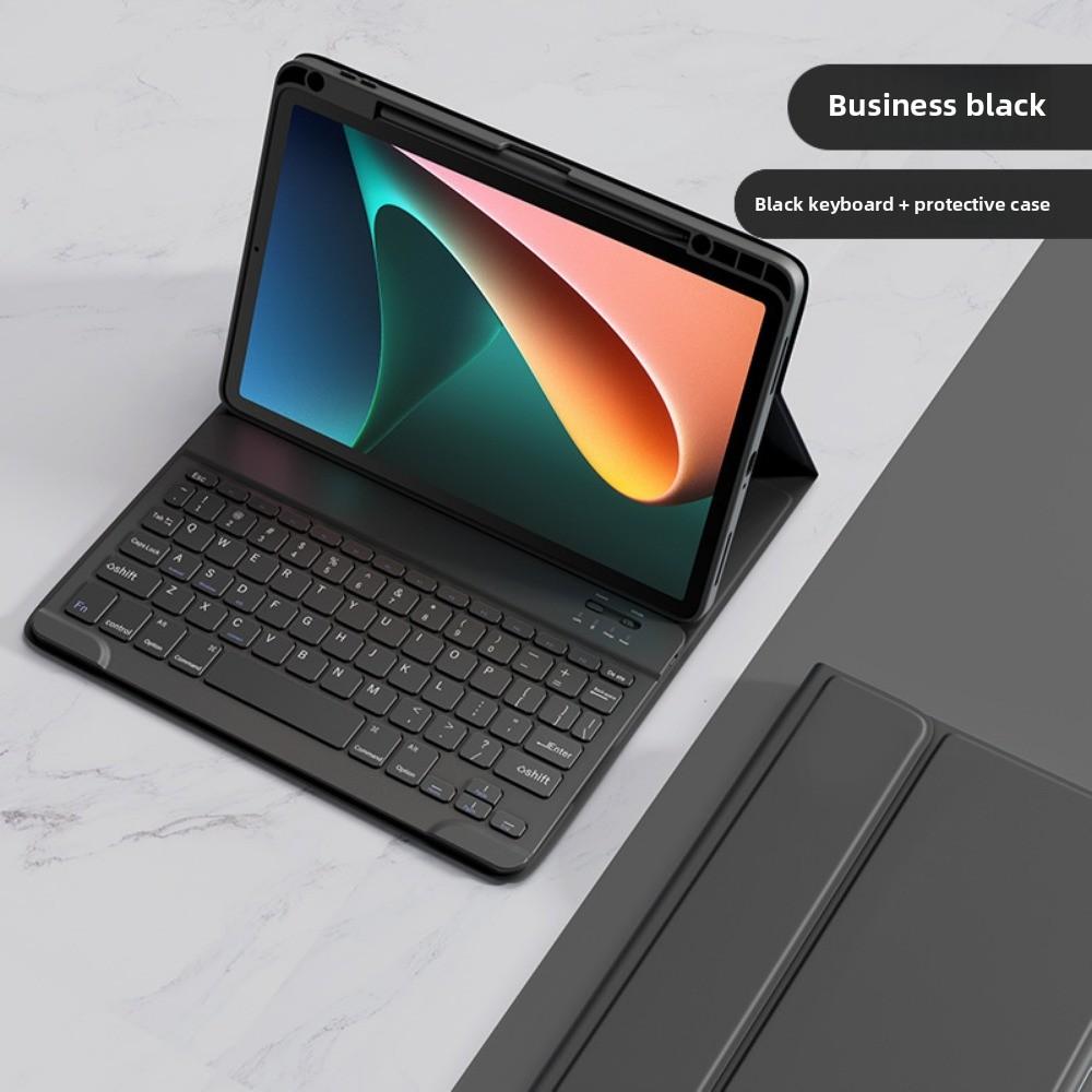 Bluetooth Tastatur und Hülle Set für Huawei MatePad SE 11 2024 mit Luftstift-Schlitz Magnetische Hülle