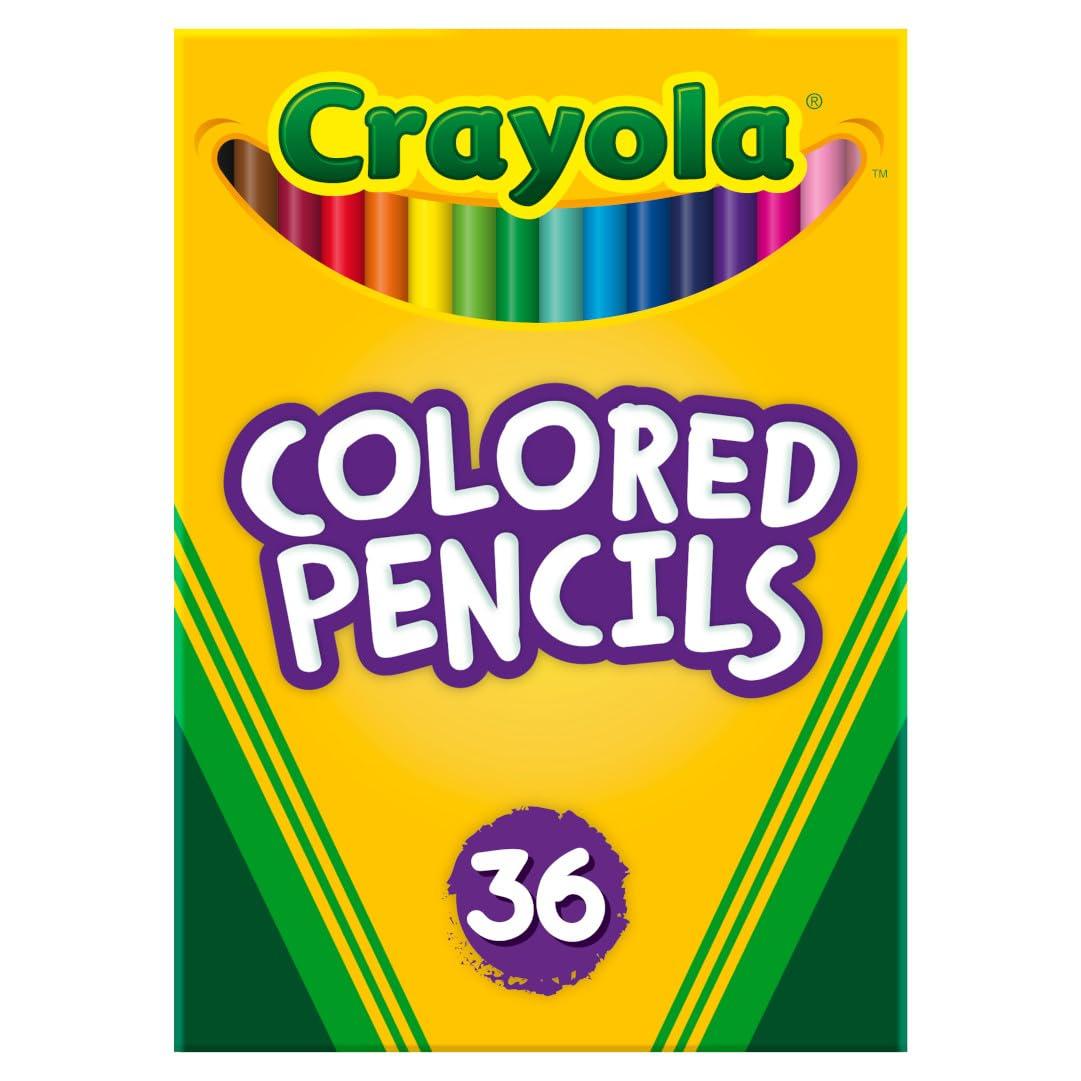 Crayola Цветные 36 Ярких Аутентичных Карандашей, Цвета, 684036,