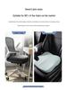 Ventilated Memory Foam Seat Cushion: Universal, Breathable, Height-Boosting Pad for Car or Office