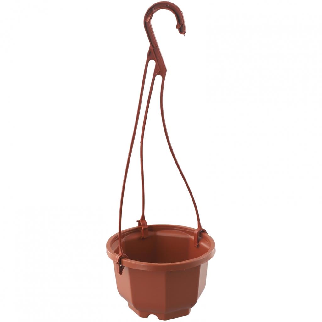 Plastic Flower Pot Chain Plant Basket Plant Holder Hanging Balcony Decor
