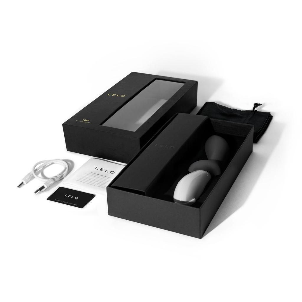 LELO LOKI Prostate Vibrator for Men Anal Vibrator for Sex Toys Rechargeable Anal Goods for 6 Settings - Men, Men, (Obsidian Black)
