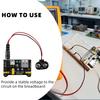1-5set NEW 3.3V 5V MB102 Solderless Breadboard Power Supply Module 9V Battery Clip Power Cable 2.1x 5.5mm Male DC Jack Plug