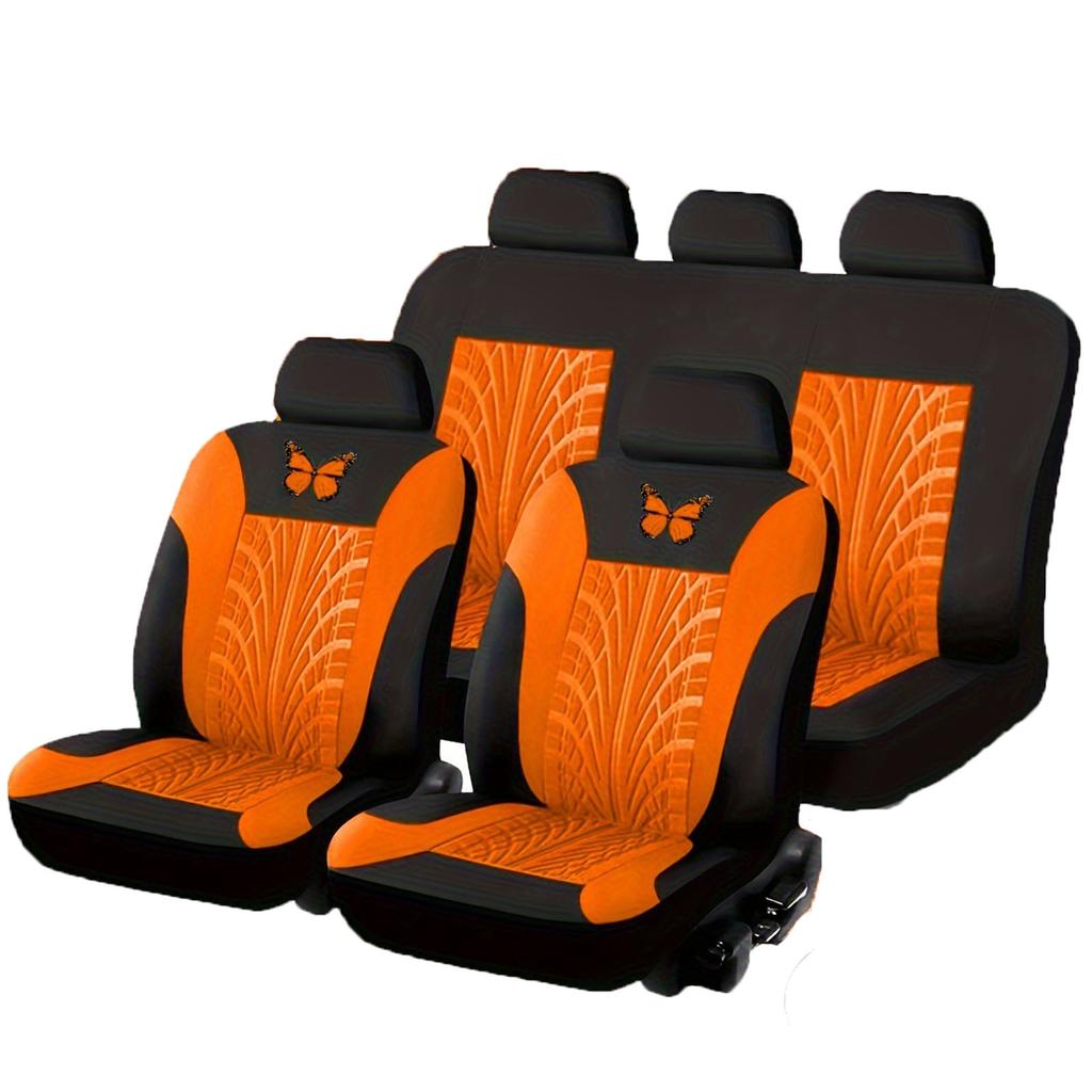 Four-piece Universal Car Seat Cover, Embroidered Car Seat Protector, Car Interior Accessories, And Stylish Car Seat Cover