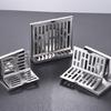 Anti-wear L Shape Stainless Steel Bathroom Tile Insert Floor Drainer Square