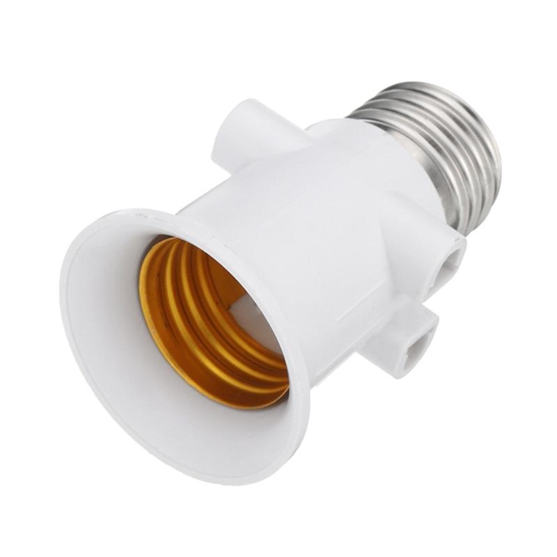 AC100-240V 4A E27 ABS EU LED Bulb Adapter Lamp Holder Base Plug Connector Accessories Screw Light Socket Conversion