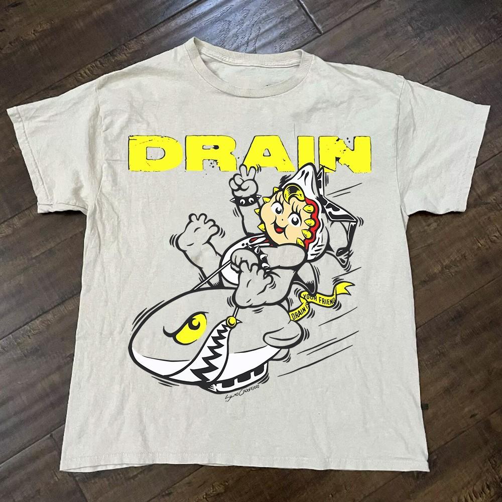 Retro Drain Band Concert Men S-235XL 9D303 XL
