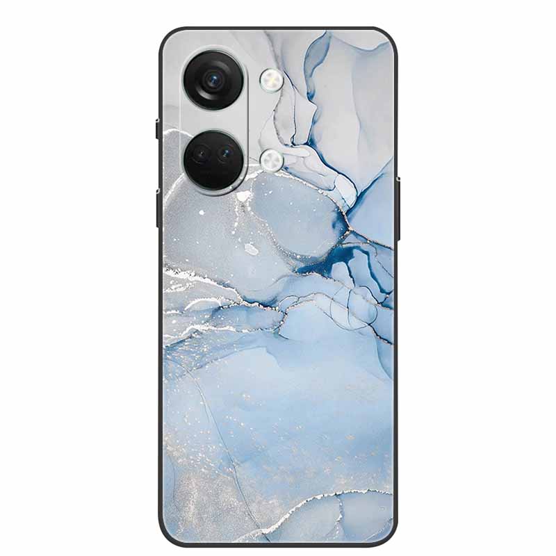 For One Plus Nord3 5G Case Silicone Painted Soft Protective Covers for OnePlus Nord 3 5G Phone Cases 1+ Nord3 TPU Coques Marble