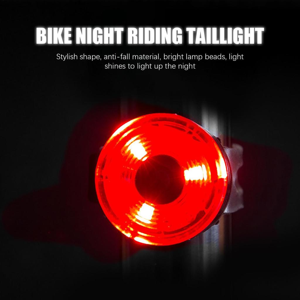 Bicycle Headlight Waterproof Portable Night Riding Bike Lights LED Headlight Rear Lamp for Helmet Seatpost Lamp Flashlight
