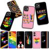 for Motorola Moto G54 G05 G24 G45 G55 G75 G85 G15 G57 G86 Power Edge 50 30 Ultra Fusion neo Pro Case love is love Rainbow LGBT