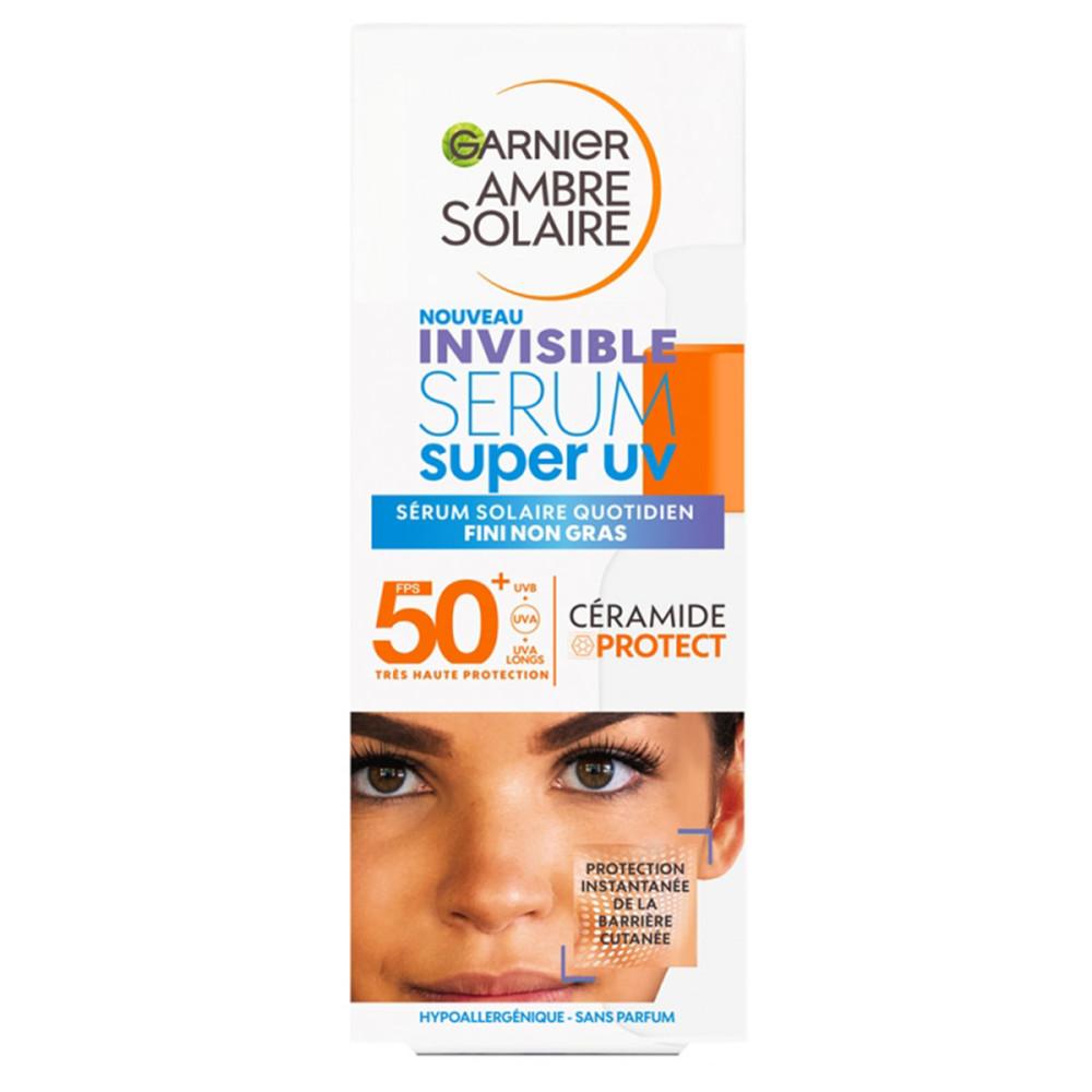 Garnier - Sérum Super UV Invisible Ambre Solaire SPF 50+ -