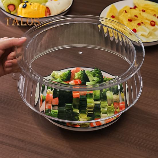 Microwave Splatter Cover for Food 9.4 Inch Microwave Plate Food Cover with Easy Grip Handle Anti-Splatter Lid BPA Free Microwave Cover for Most