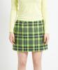 COTTONREBIRTHCLUB Color Check Skirt (Green)