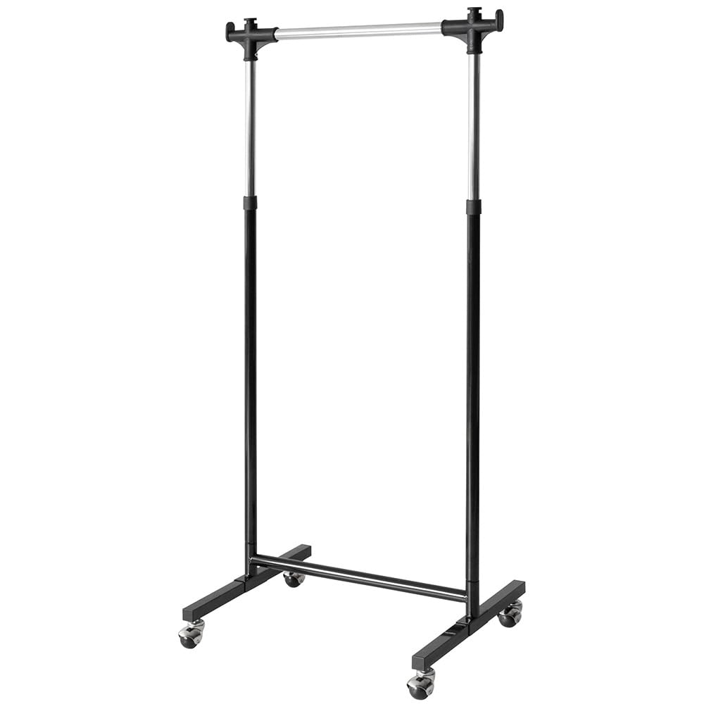 

Miyatake Seisakusho HSG Регулируемая высота 60 см шириной x 43 см глубиной x Черная сверхпрочная вешалка, 100-160 см высотой, HSG-430S-BK, чёрный