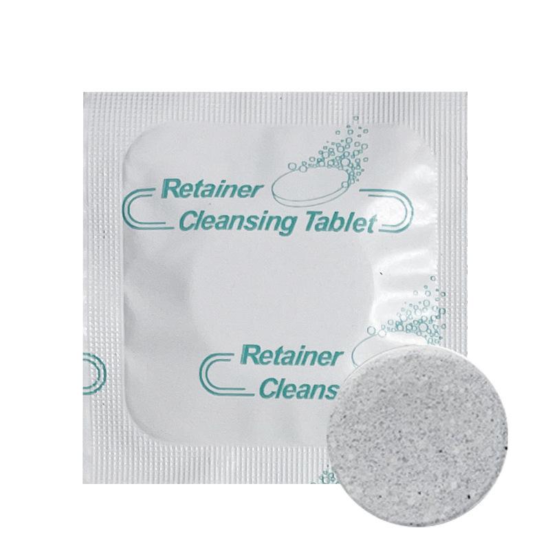 Invisible Braces & Dentures Cleaning Tablets - Effervescent Dental Cleanser