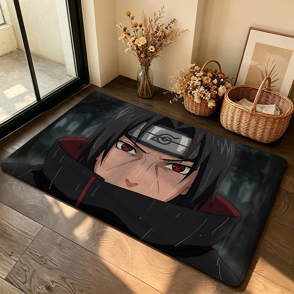 Anime N-Naruto-S Carpet Bathroom Anti-slip Mat Door Mat Home Decoration Mat Entrance Door Mat Scratch-resistant Door Mat