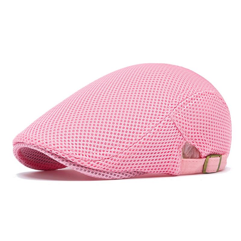 Breathable Mesh Newsboy Cap: Unisex Korean-Style Summer Hat