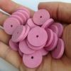 Ceramic Mini Drill Grinding Buffing Wheel Pink/Green OD: 20mm Sanding Discs Drill Bits Polishing Pad For Dremel Rotary Accessori