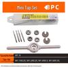 Metric & Imperial Tap and Die Set with Hand Reamer & Tap Holder – Comprehensive Threading Tool Kit.