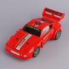 Transforming Robot Racing Car: Child's Inertial, Drop-Resistant Sports Model