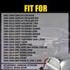 For 1999-13 GMC Sierra 1500 2500 3500 Chrome Bezel White LED License Plate Light