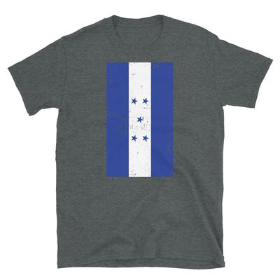 Honduras Central America Tegucigalpa Distressed Flag Short-Sleeve Unisex T-Shirt