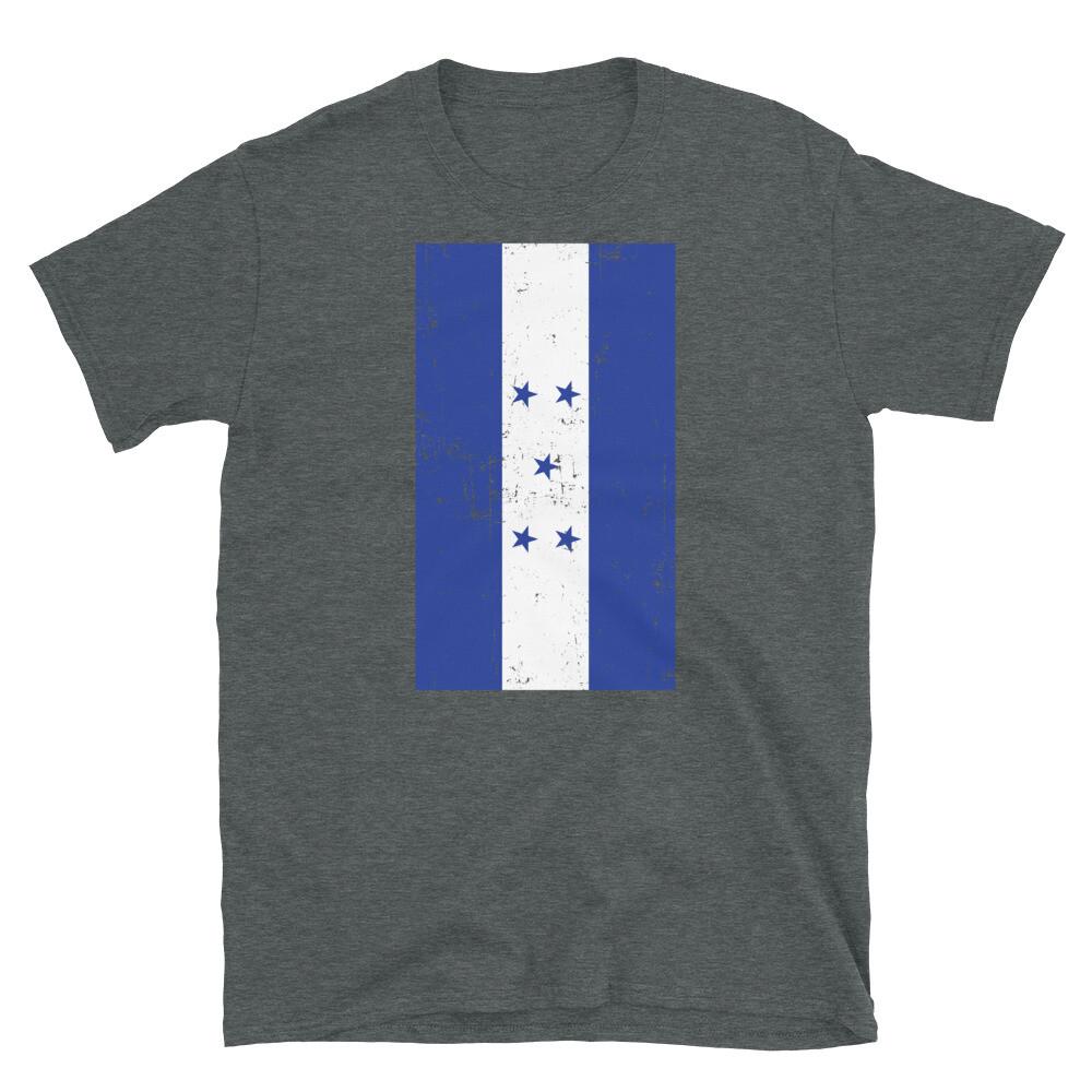 

Honduras Central America Tegucigalpa Distressed Flag Short-Sleeve Unisex T-Shirt 2XL
