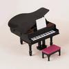 1:12 Dollhouse Miniature Piano Instrument Chair Model Living Room Furniture Decor Toy Doll Dollhouse Mini Piano Decoration