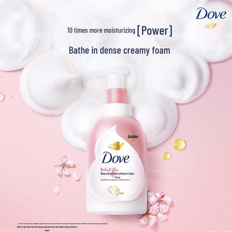 Dove Cherry Blossom Foaming Shower Gel