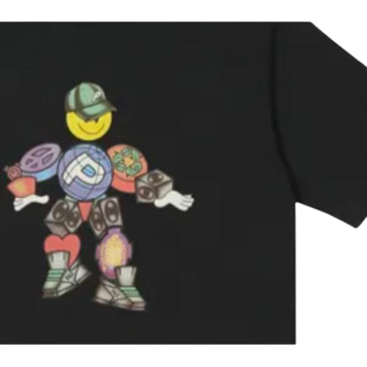 Palace X Pezlondon Collaboration Pez Pezman T-Shirt Unisex T-Shirts Black P21TS124