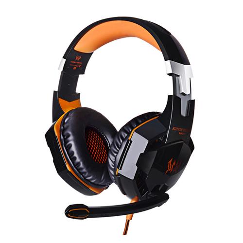 Stereo Gaming Headset Casque Kotion EACH G2000 Best Computer Heavy Bass Gaming Headset for PC Gamers with Microphone LED Light