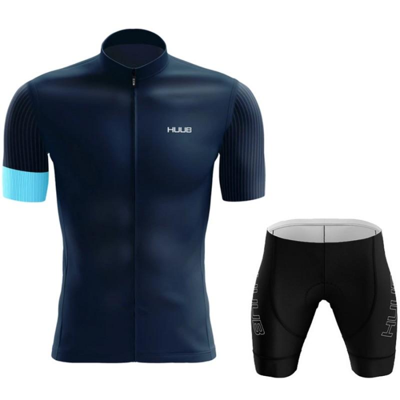 HUUB Mens Cycling Jersey Set Short Sleeve Quick Dry Breathable Mountain Road Bike Apparel