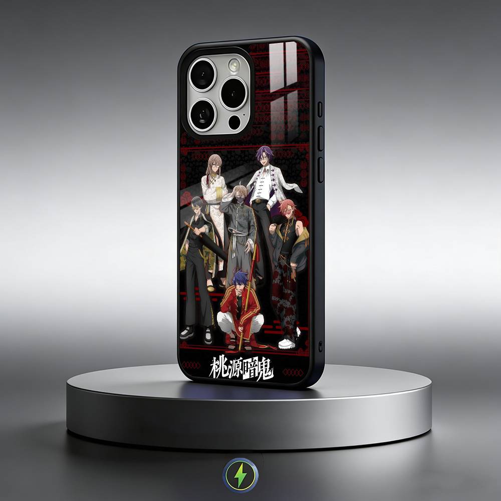 T-Tougen Anime A-Anki Handyhülle Für iPhone17,16,15,14,13,12,11 Plus,Pro Max Magnetisch Für Magsafe Kabelloses Laden