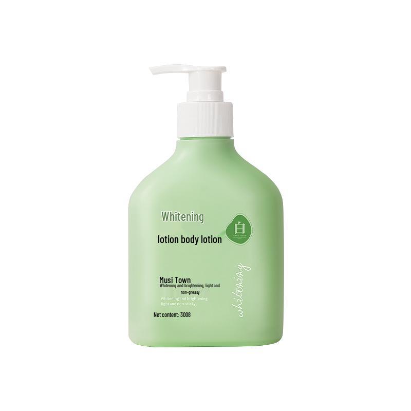 Mu Si Ting Whitening and Moisturizing Body Lotion - Smooth, Refreshing, Non-Greasy, Long-Lasting Fragrance, 300g