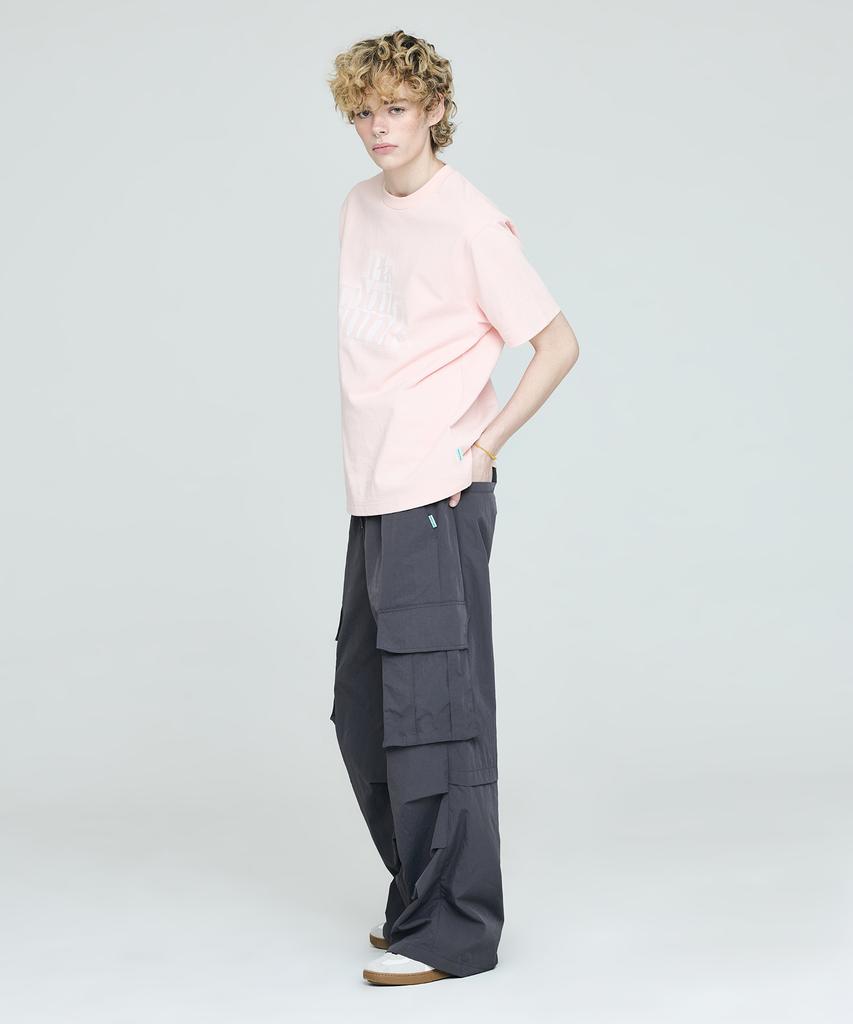 INSTANTFUNK Men'S Nylon Pocket Pants - Charcoal