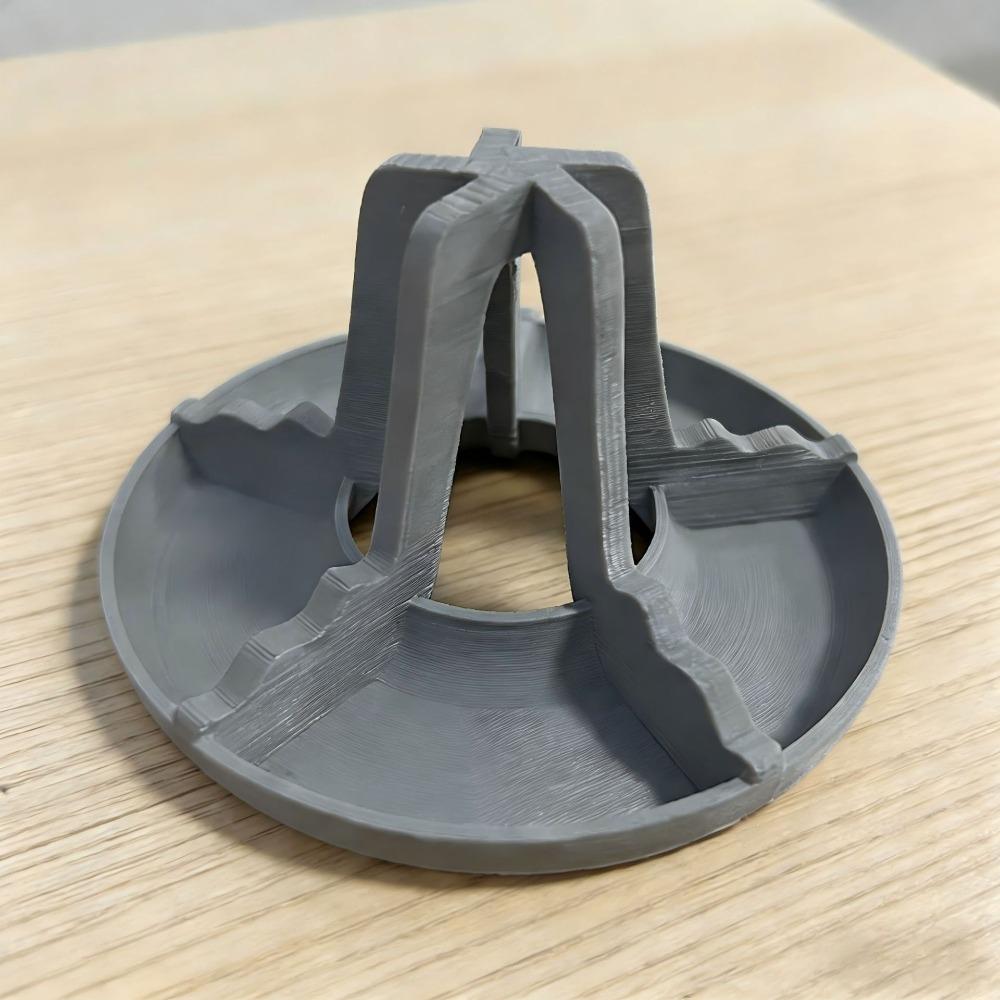 

3D Printed Bottle Drying Rack Hollow Space Saving Single Cup Drying Rack Plastic Fast Drying Cup Storage Holder Tumblers Mugs темно серый