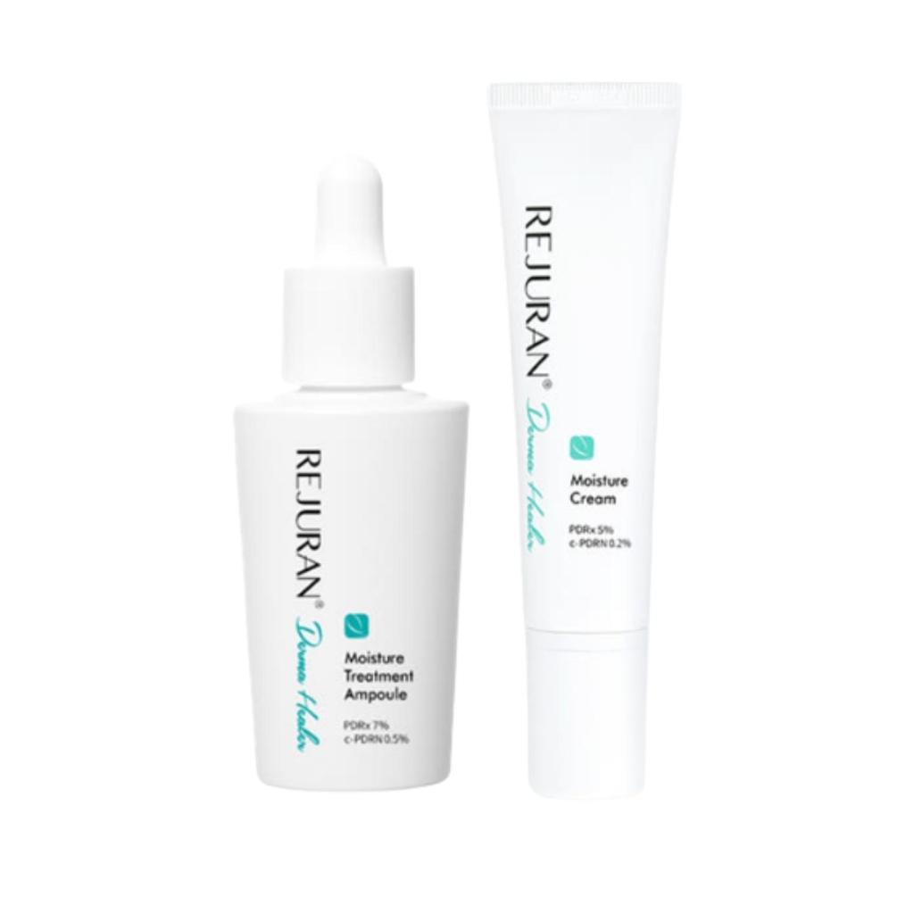 Rejuran Derma Healer Moisture Treatment Ampoule 30ml + Cream 60g – PDRN Special Set, Anti-Aging, Hydrating, K-Beauty Skincare