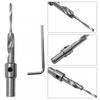 Professional Woodworking Tool Double Hole Opener Countersink Drill Bit