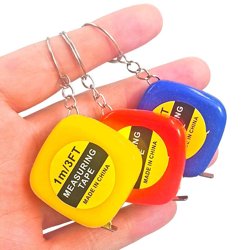 Mini 1M Tape Measure, Clothing Measure, Household Tailor Measure with Keychain 1 Meter Small Steel Measure, Pull Measure, Measuring Meter Measure