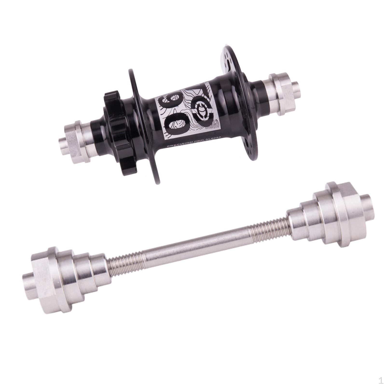 Bicycle Wheel Truing Stand Thru Axle-Adapter, Alloy Hub Repair Tool Platform