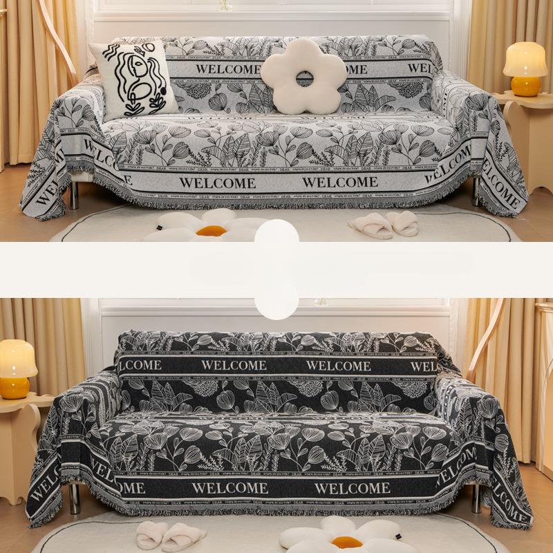 High-Grade Sofa Cover Towel Full Covered Ins Style Four Seasons Universal Anti-Scratching Sofa Cover Sofa Cover